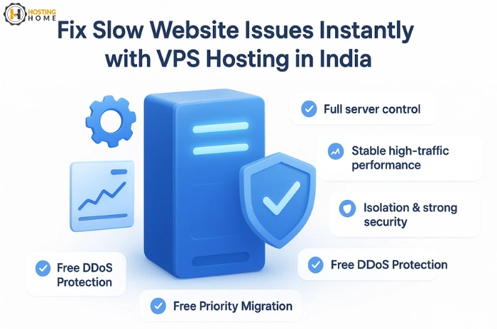 Fix Slow website Issues Instantly with VPS Hosting in India