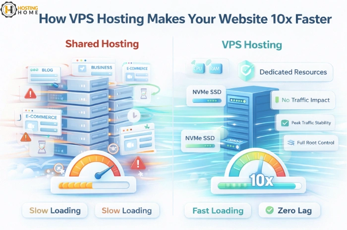 How VPS Hosting Makes Your Website 10x Faster