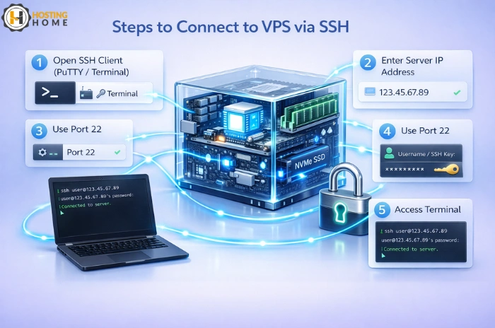 Steps to Connect to VPS via SSH